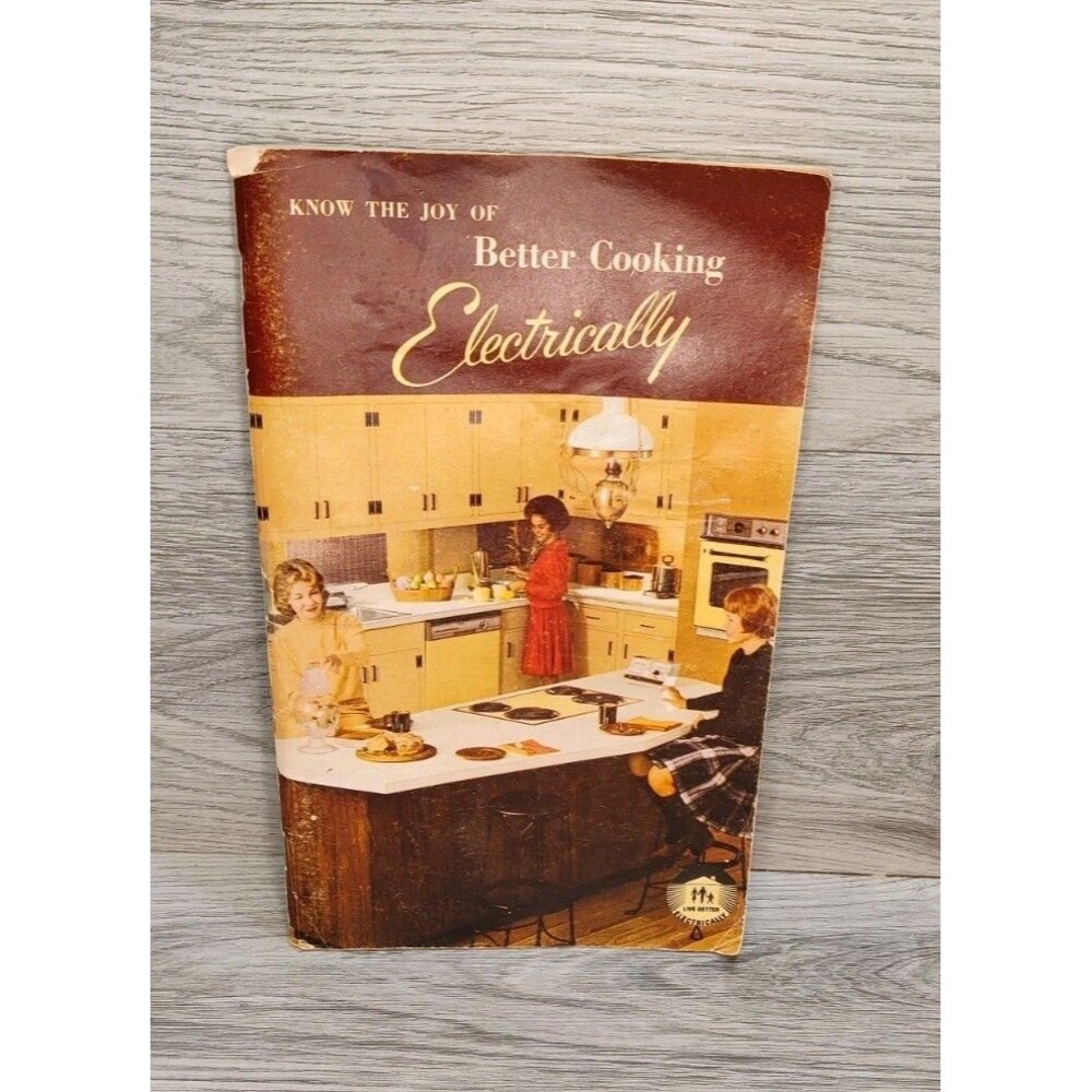 Vintage 1963 Know The Joy Of Better Cooking Electrically Edison Sault Electric